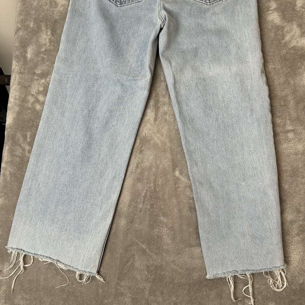 Assembly Label Jeans Straight Relaxed Fit Blue Denim Jeans Women's Size 8 - Picture 8 of 16